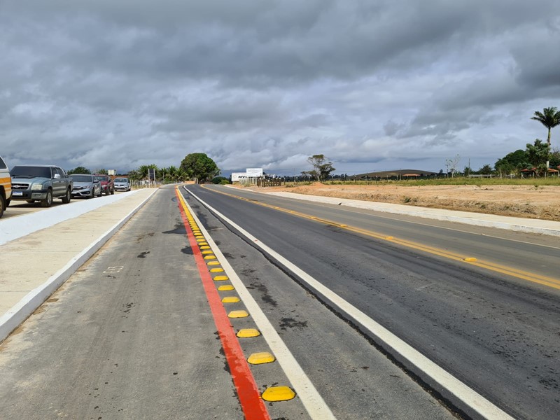 Governo ES - Governo do Estado entrega obras de reabilitação da Rodovia ES- 130 em Pinheiros