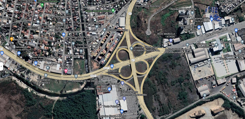Interdição de via na Avenida Carlos Lindenberg, em Vila Velha