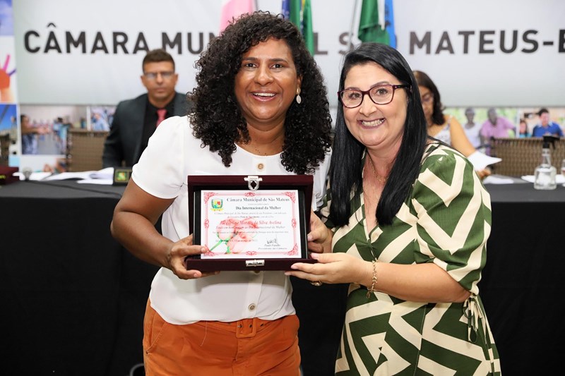 Vice-governadora recebe homenagem da Câmara de São Mateus
