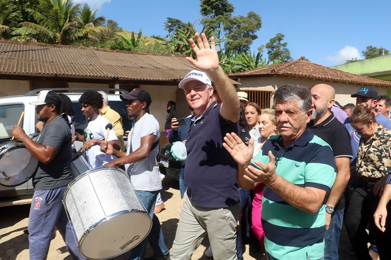Governador inaugura pavimentação da Rodovia ES-181 entre Alegre e São José do Calçado