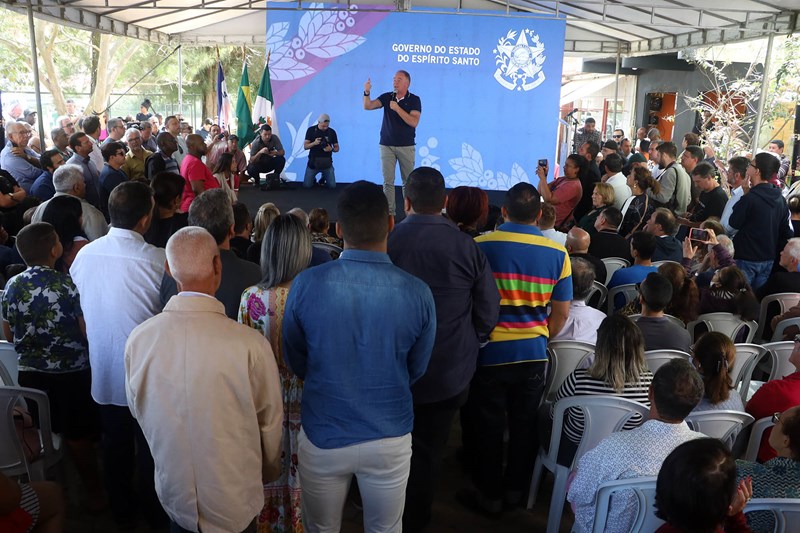 Governador inaugura pavimentação da Rodovia ES-181 entre Alegre e São José do Calçado