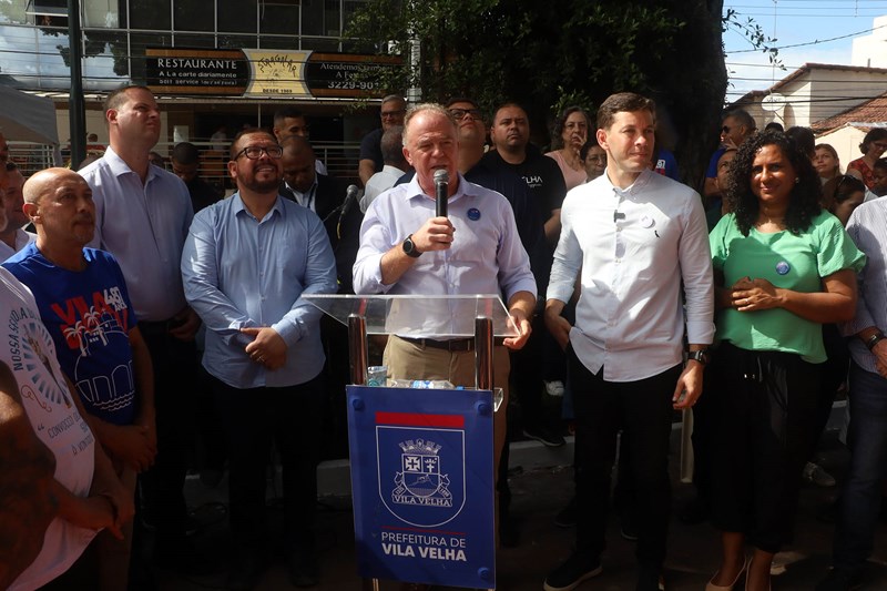 Governador anuncia novos investimentos durante comemorações do aniversário de Vila Velha