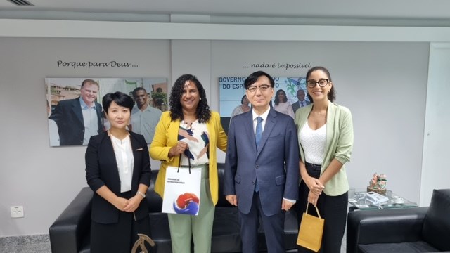 Vice-Governadoria realiza encontro com representantes da Coreia do Sul