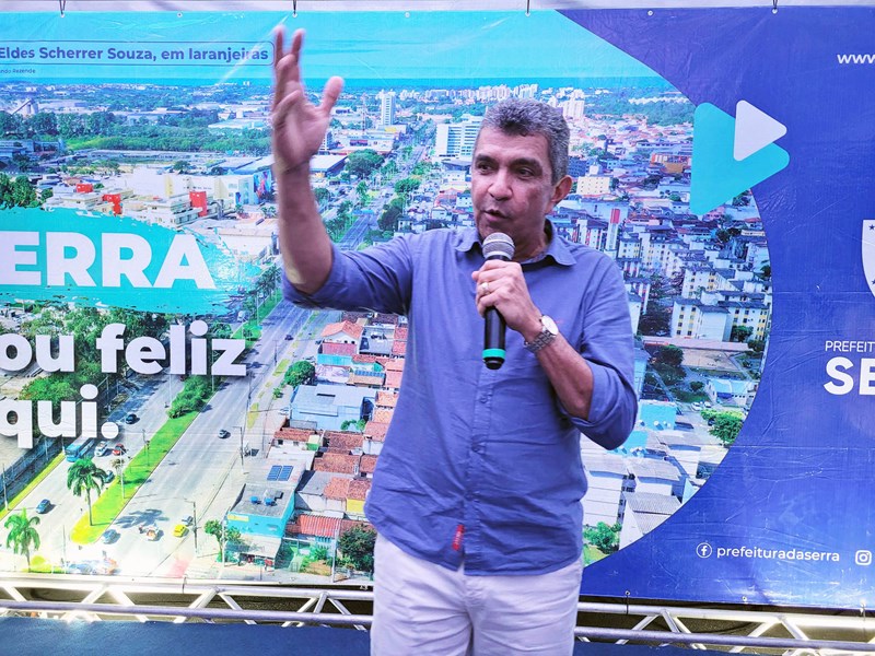 Casagrande anuncia repasse para construção de escolas e início das obras de novo CRAS na Serra