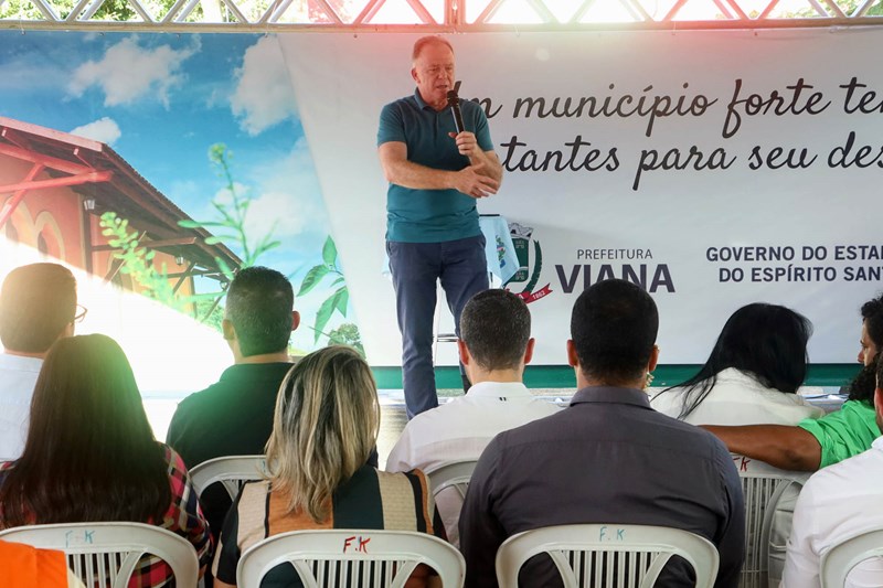 Viana recebe novos investimentos do Governo do Estado para educação e infraestrutura