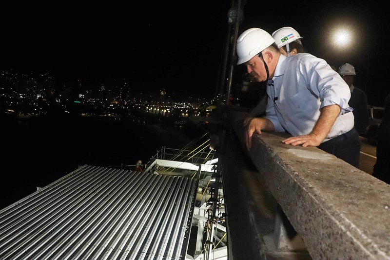 Governador visita obras do Mirante da Terceira Ponte e acompanha início da última fase da Ciclovia da Vida