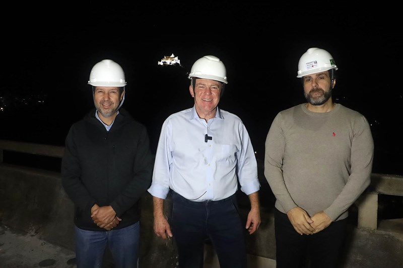 Governador visita obras do Mirante da Terceira Ponte e acompanha início da última fase da Ciclovia da Vida