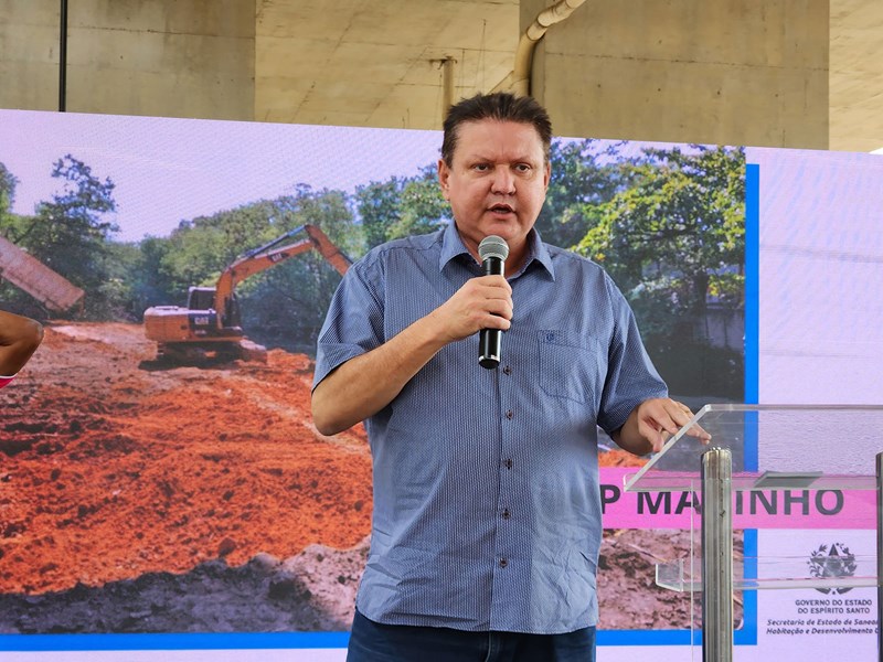 Governador inaugura obras de macrodrenagem em Cariacica