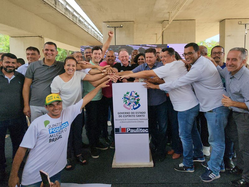 Governador inaugura obras de macrodrenagem em Cariacica