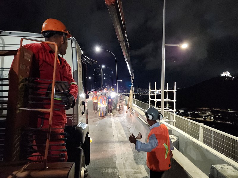 Governo do Estado inicia última etapa das obras de ampliação da Terceira Ponte