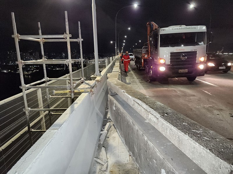 Governo do Estado inicia última etapa das obras de ampliação da Terceira Ponte