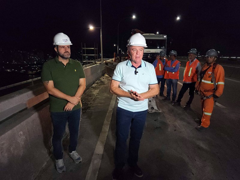 Governo do Estado inicia última etapa das obras de ampliação da Terceira Ponte