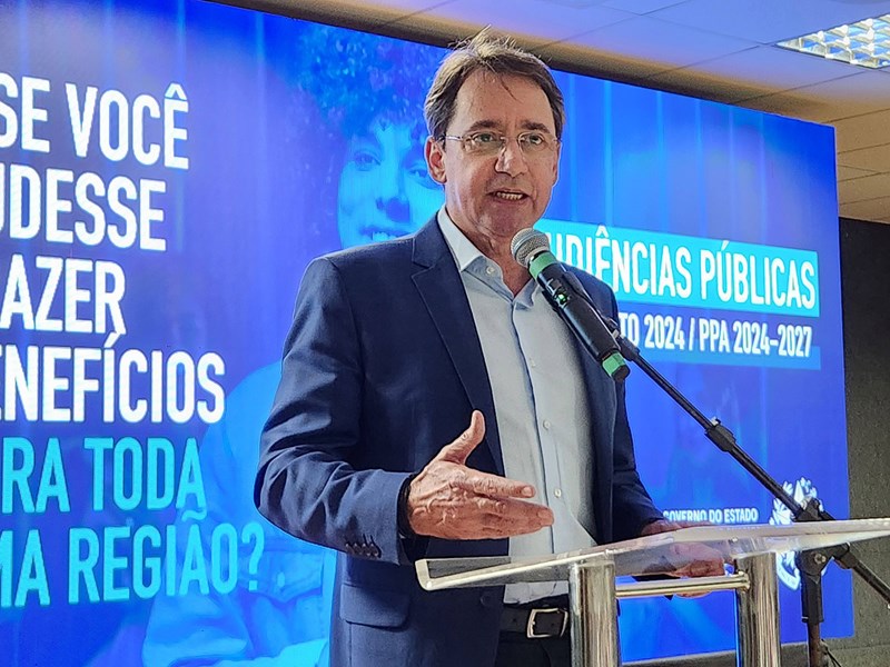 Governador participa de Audiência Pública do Orçamento 2024 e PPA 2024-2027