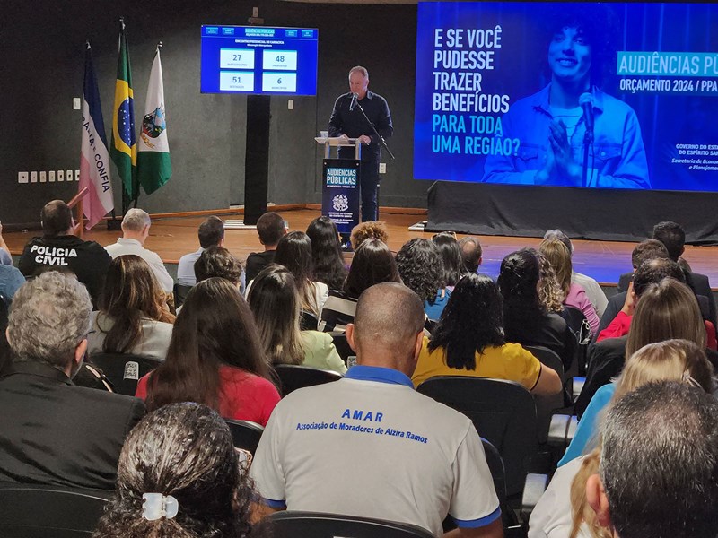 Governador participa de Audiência Pública do Orçamento 2024 e PPA 2024-2027