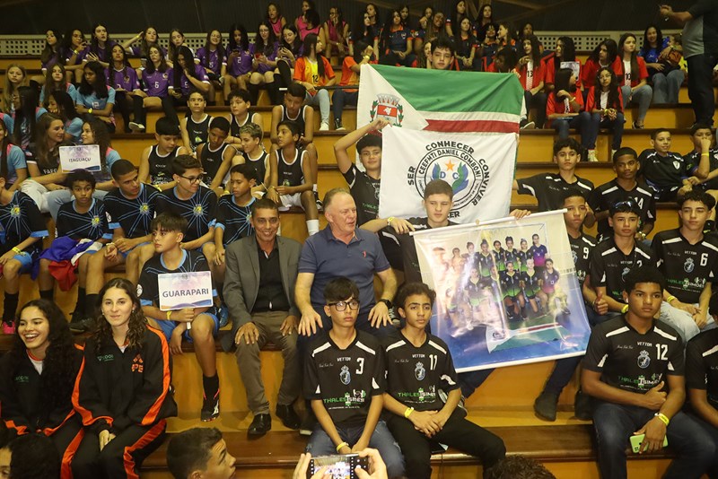 Cerimônia marca início da etapa final estadual infantil dos Jogos Escolares