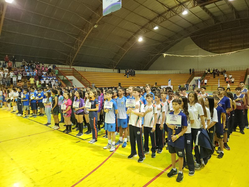 Cerimônia marca início da etapa final estadual infantil dos Jogos Escolares