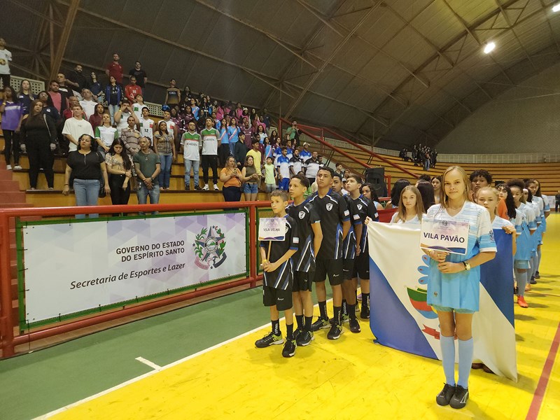 Cerimônia marca início da etapa final estadual infantil dos Jogos Escolares
