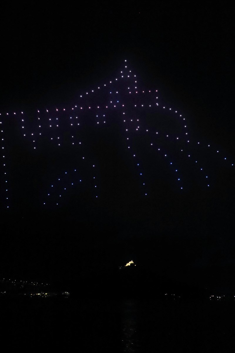Luzes Pela Vida: show de drones marca inauguração da Ciclovia da Vida e ampliação da 3ª Ponte