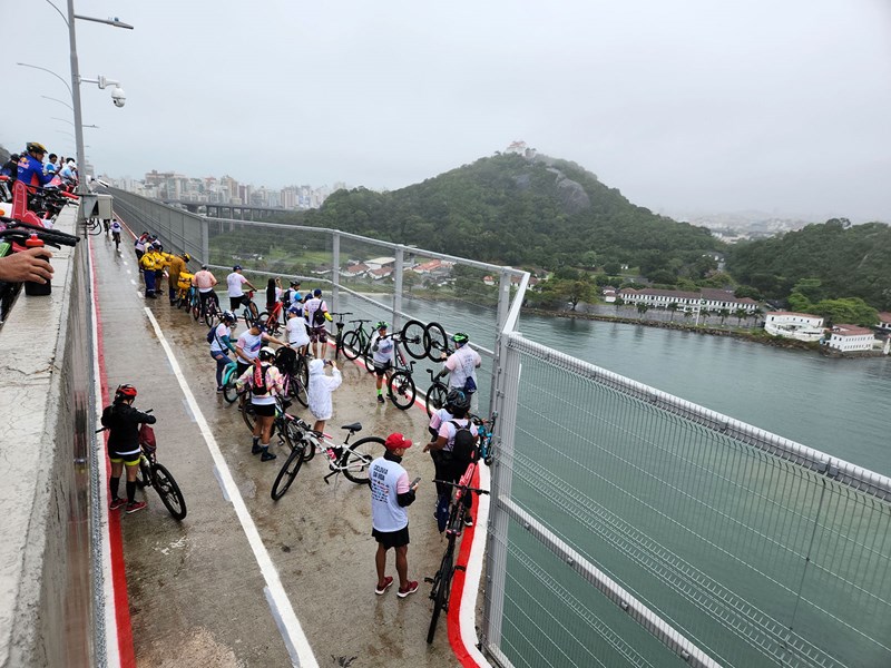 Governo do Estado inaugura Ciclovia da Vida e ampliação da Terceira Ponte