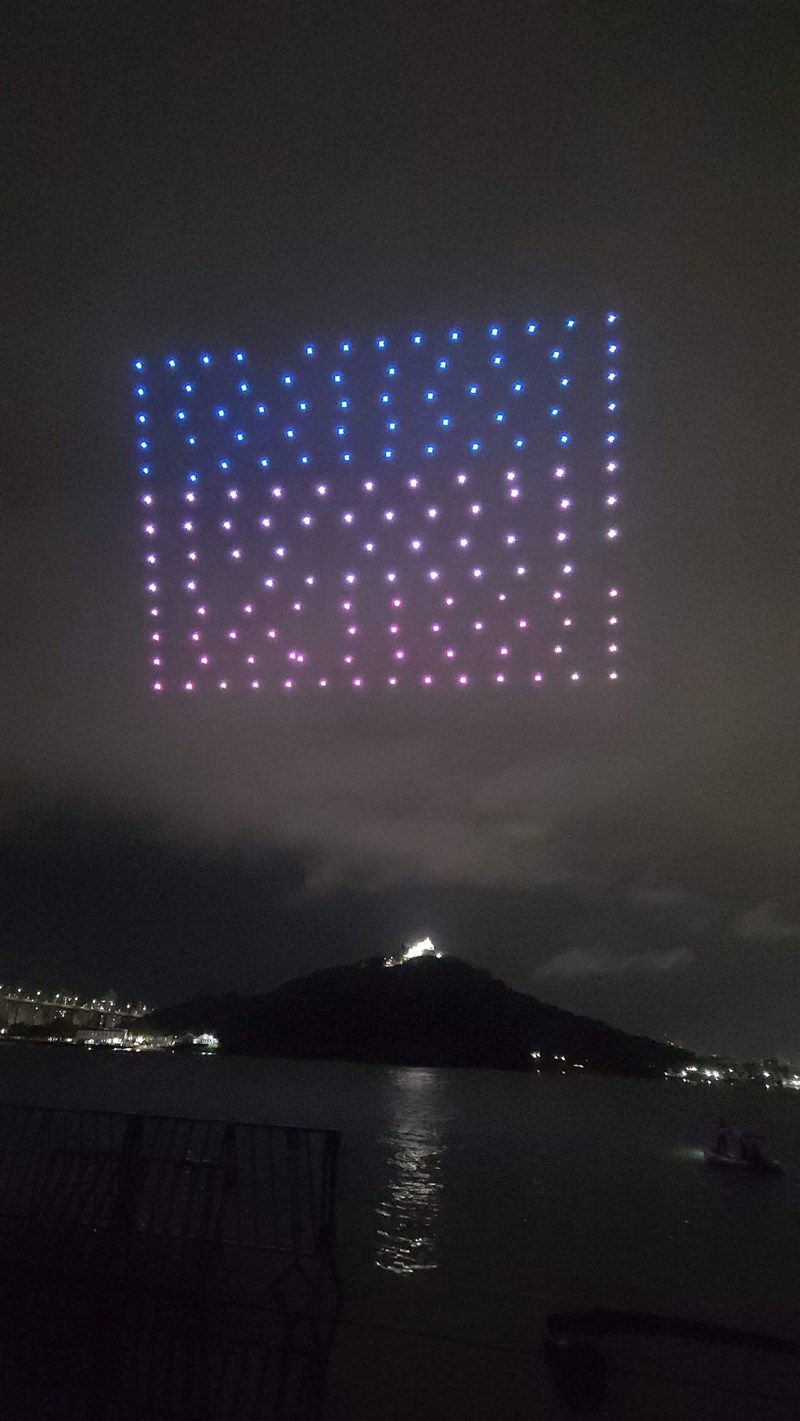 Luzes Pela Vida: show de drones marca inauguração da Ciclovia da Vida e ampliação da 3ª Ponte