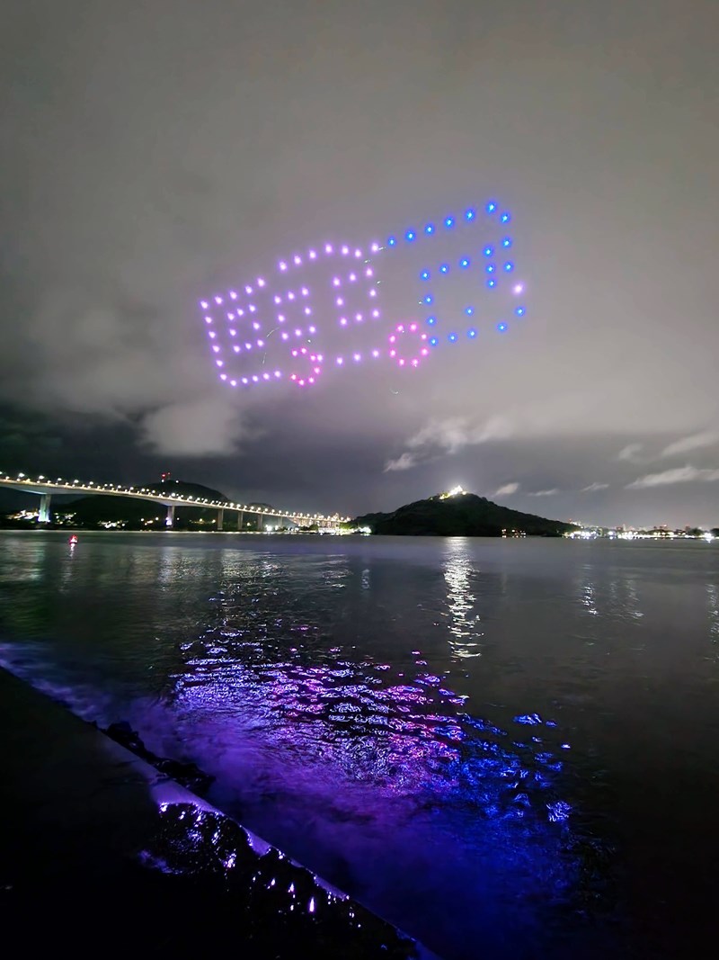 Luzes Pela Vida: show de drones marca inauguração da Ciclovia da Vida e ampliação da 3ª Ponte