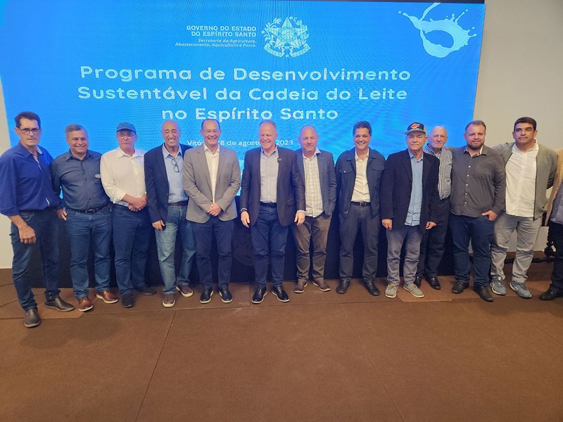 Espírito Santo conta agora com Programa de Desenvolvimento Sustentável da Cadeia do Leite