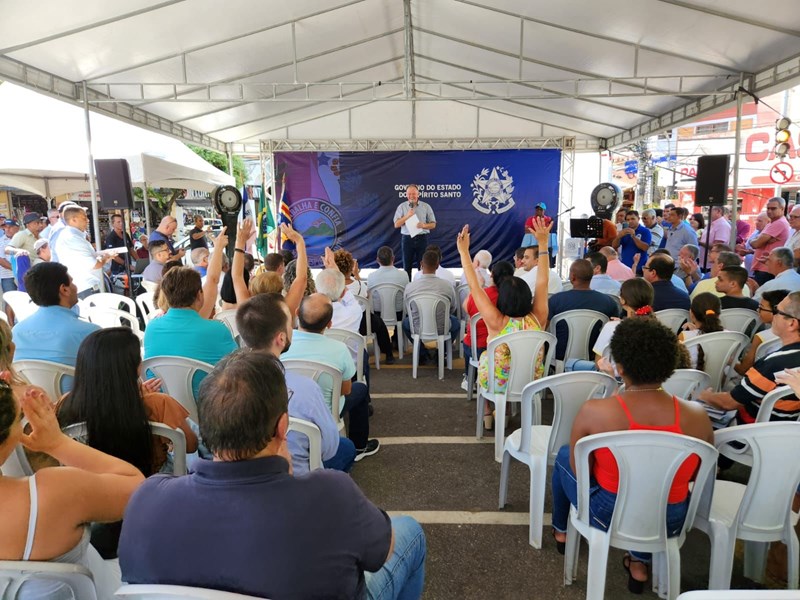 Casagrande autoriza início das obras de restauração do Solar Miguel Simão, em Alegre