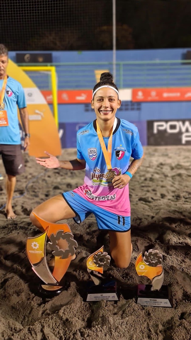 Equipe do São Pedro Beach Soccer é campeã da America Winners Cup, em El Salvador