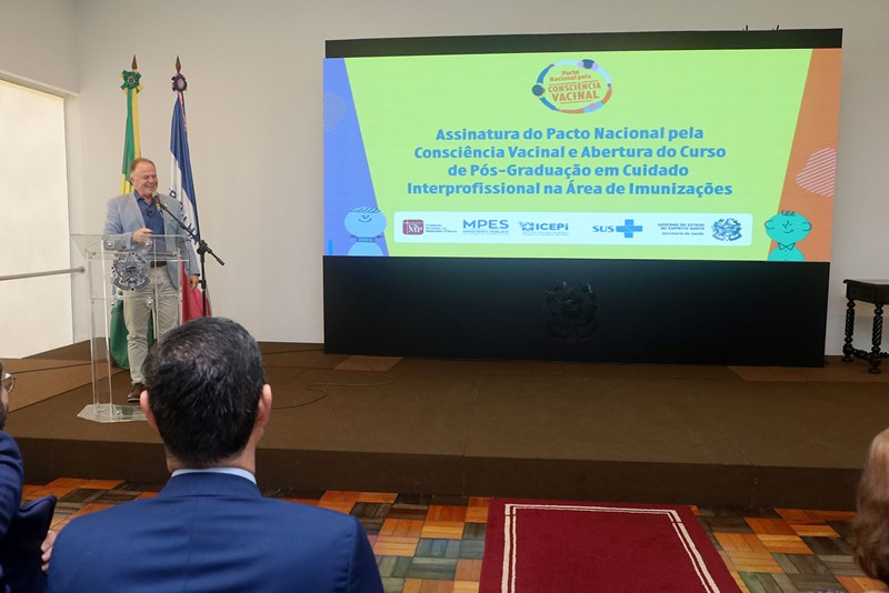 Espírito Santo assina Pacto Nacional pela Consciência Vacinal  