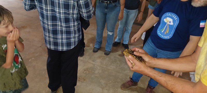 Monast realiza oficina sobre répteis e anfíbios no Parque Estadual do Forno Grande