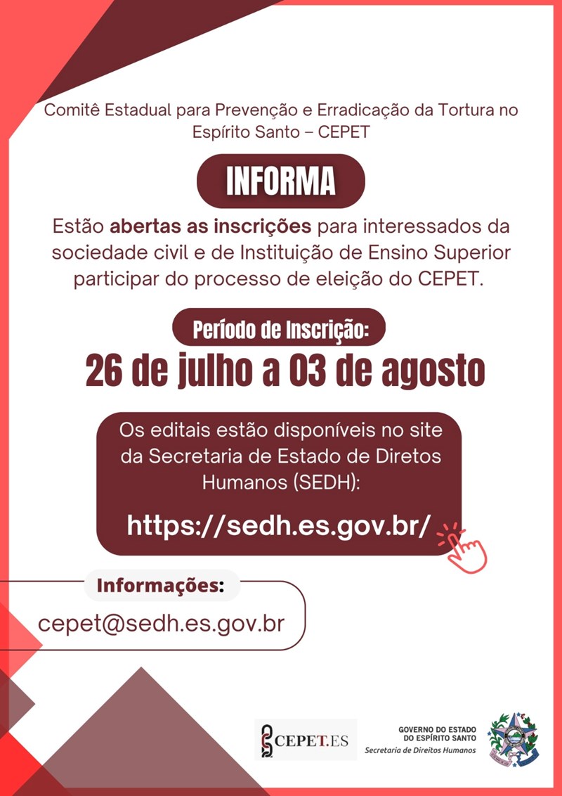 Aberto período de inscrições para processo eleitoral do CEPET