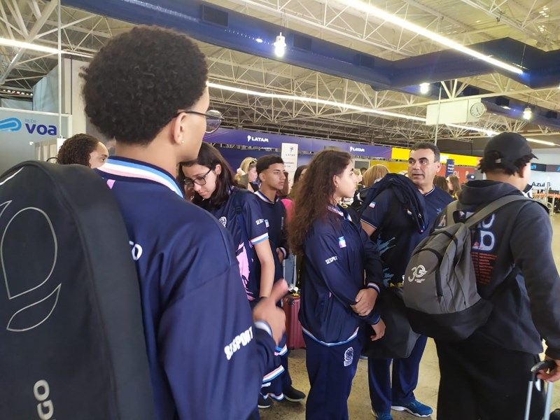 Delegação capixaba começa a chegar em Ribeirão Preto-SP para disputa dos Jogos da Juventude 2023