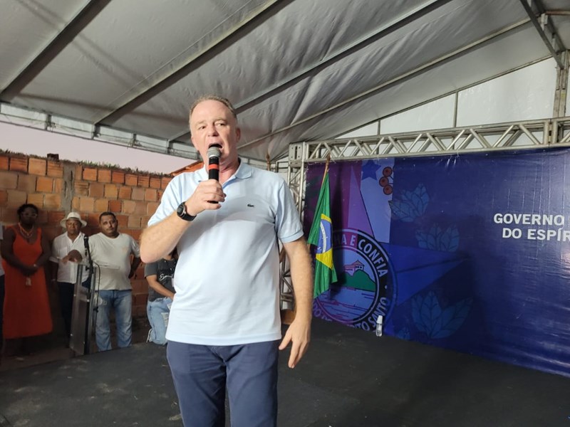Governo do Estado inaugura obra de pavimentação na Rodovia ES-315 em São Mateus