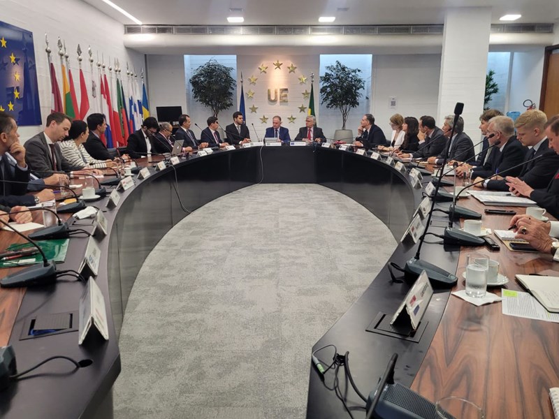 Reunião com delegação da União Europeia no Brasil trata sobre mudanças climáticas
