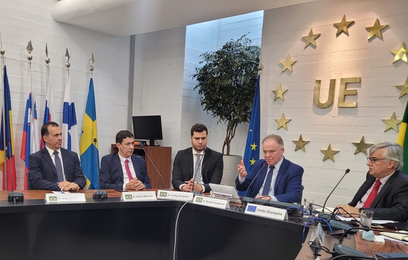 Reunião com delegação da União Europeia no Brasil trata sobre mudanças climáticas