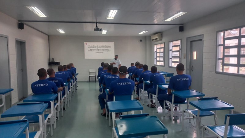 Unidade prisional de Colatina tem espaço escolar revitalizado