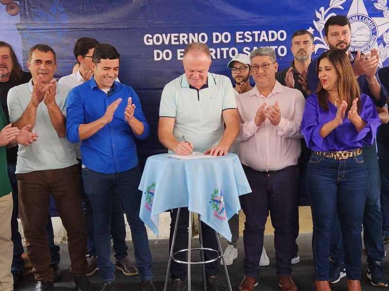 Governador autoriza início de obras do Caminhos do Campo em São Gabriel da Palha