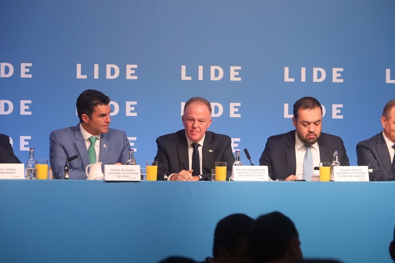 Casagrande fala sobre meio ambiente e potencialidades do Estado em evento na Inglaterra