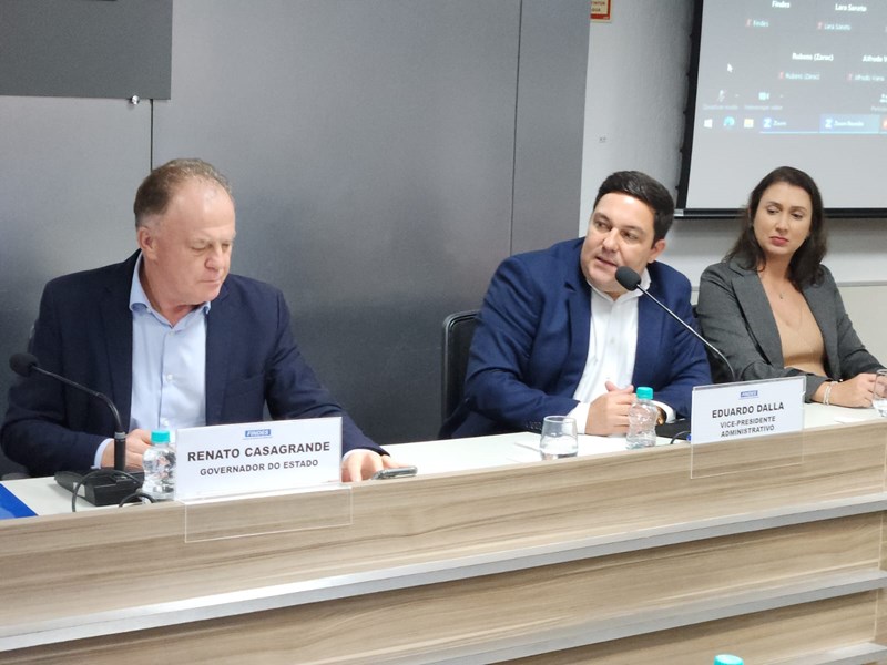 Governo lança Projeto ES + Competitivo e firma parceria com a Findes para prospectar investimentos