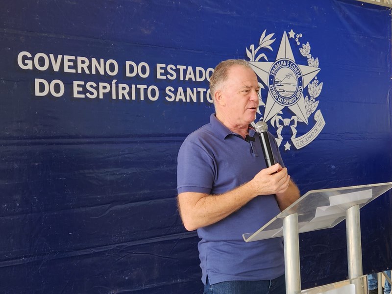 Governador inaugura obras de pavimentação asfáltica em Brejetuba