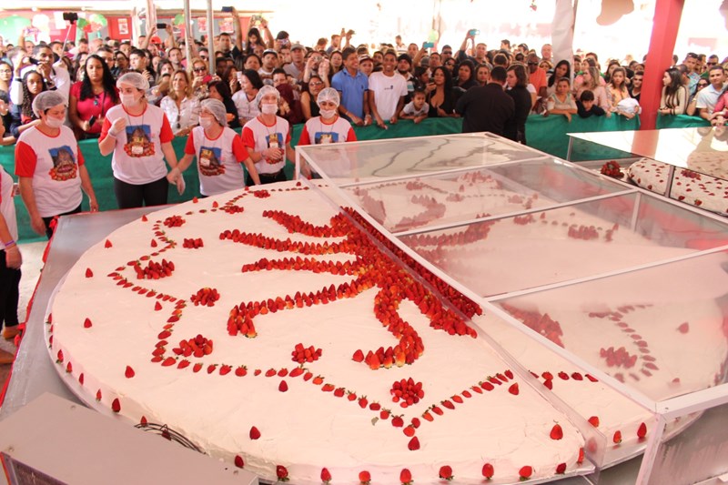 Festa do Morango vai ter mais de 30 mil fatias de torta