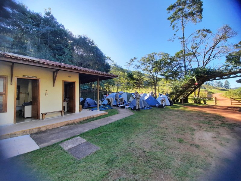Parque Forno Grande é utilizado para treinamento de buscas dos bombeiros