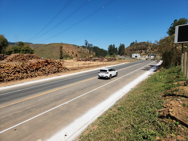 Governo entrega obras de reabilitação da Rodovia ES-165, em Conceição do Castelo
