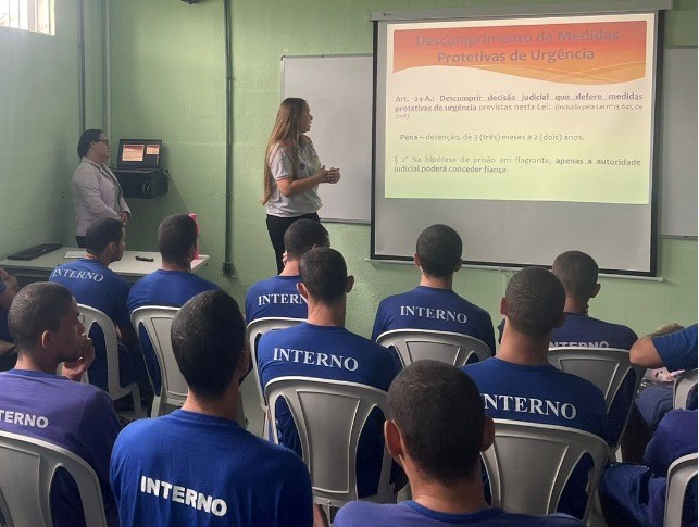 Unidade prisional realiza ação em referência ao Agosto Lilás