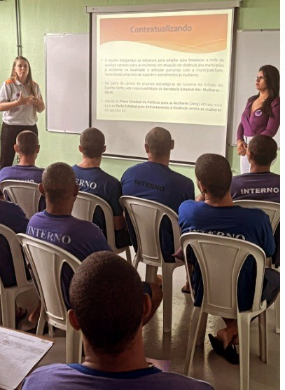 Unidade prisional realiza ação em referência ao Agosto Lilás