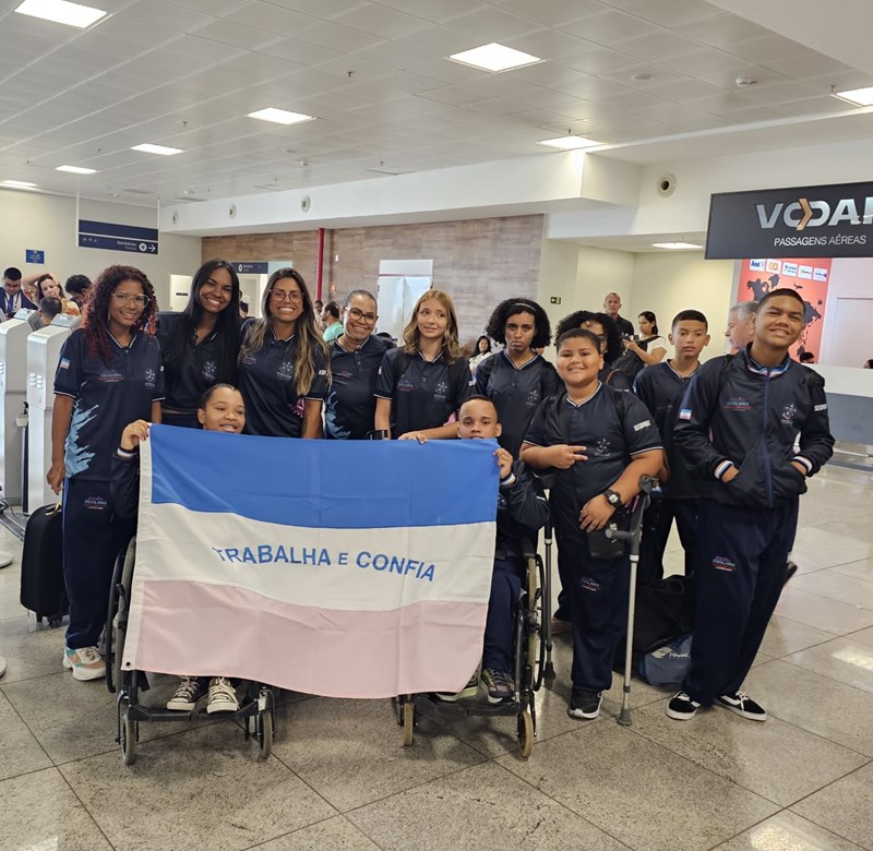 Capixabas desembarcam em São Paulo para a fase regional das Paralimpíadas Escolares