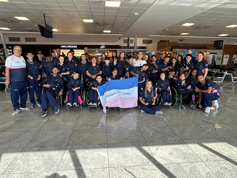 Capixabas desembarcam em São Paulo para a fase regional das Paralimpíadas Escolares