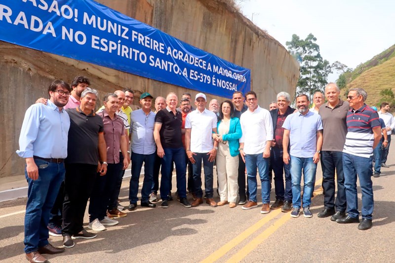 Governo do Estado inaugura pavimentação da Rodovia Castelo x Muniz Freire