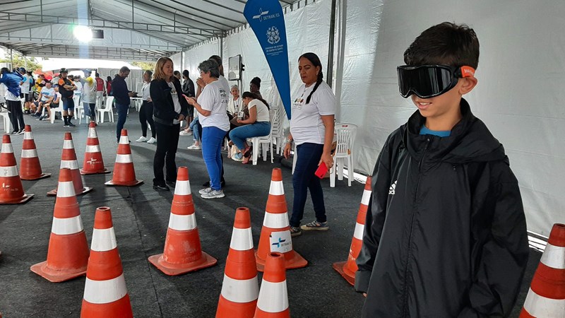 Ações educativas do Detran|ES conscientizam público na inauguração da Ciclovia da vida e ampliação da Terceira Ponte