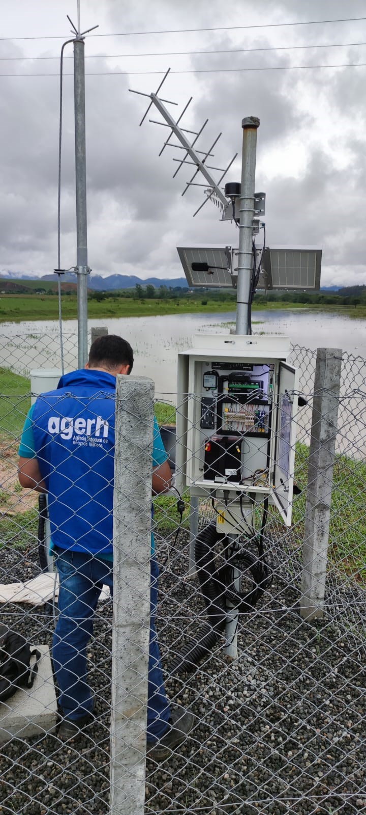 Agerh instala estações hidrológicas para previsão sobre eventos extremos